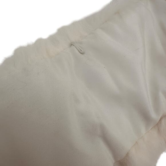 Pelle Nova di Riviera White Rabbit Fur Scarf - Picture 6 of 7
